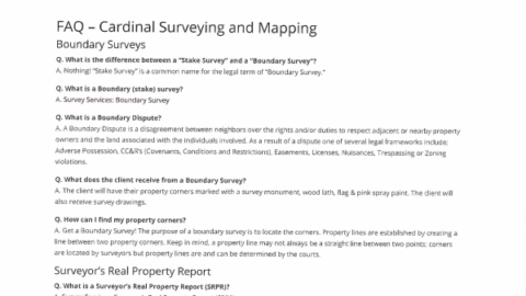 cardinal land surveying cardinal land surveying